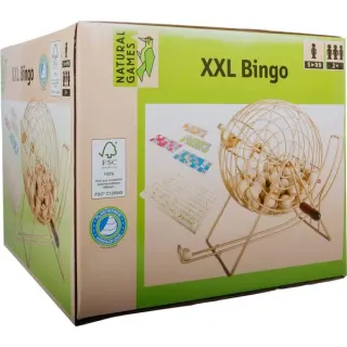 VEDES Natural Games Extra Großes Bingo Spiel, Brettspiel