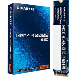GIGABYTE Gen4 4000E SSD 500 GB (PCIe 4.0 x4, NVMe 1.4, M.2 2280)