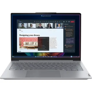 Lenovo ThinkBook 14 G9 (21UX005NGE), Notebook (grau, Intel® Core™ Ultra 7 355, Intel® Graphics, 32 GB DDR5, 1 TB (1 TB SSD), Windows 11 Pro)