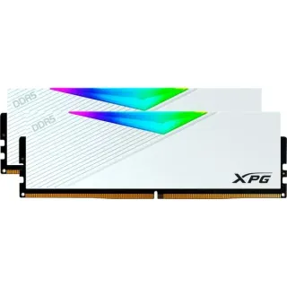 ADATA DIMM 64 GB DDR5-6000 (2x 32 GB) Dual-Kit, Arbeitsspeicher (weiß, AX5U6000C3032G-DCLARWH, Lancer RGB, INTEL XMP)