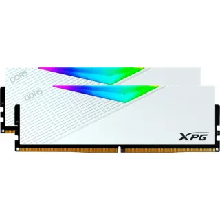 ADATA DIMM 32 GB DDR5-6400 (2x 16 GB) Dual-Kit, Arbeitsspeicher (weiß, AX5U6400C3216G-DCLARWH, Lancer RGB, INTEL XMP)