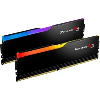 G.Skill DIMM 32 GB DDR5-6000 (2x 16 GB) Dual-Kit, Arbeitsspeicher (schwarz, F5-6000J3238F16GX2-RM5RK, Ripjaws M5 RGB, INTEL XMP)