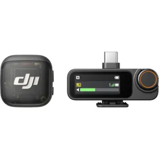 DJI Mic 3 , Mikrofon (schwarz, (1 Sender + 1 Empfänger))