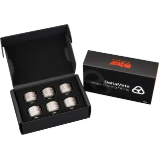 Thermal Grizzly DeltaMate Fitting HT16, Verbindung (nickel, 6er Pack)