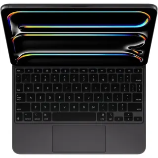 Apple Magic Keyboard für 11" iPad Pro (M4), Tastatur (schwarz, US-Layout, Scherenmechanik)