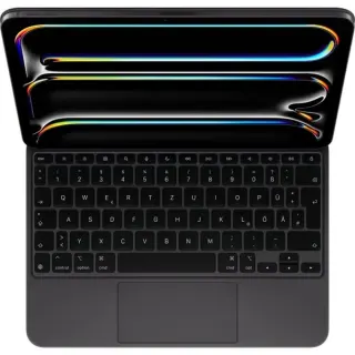 Apple Magic Keyboard für 11" iPad Pro (M4), Tastatur (schwarz, DE-Layout, Scherenmechanik)