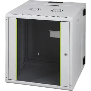 Digitus 483-mm-Wandschrank, 16 HE, IT-Schrank (hellgrau, 16 Höheneinheiten)