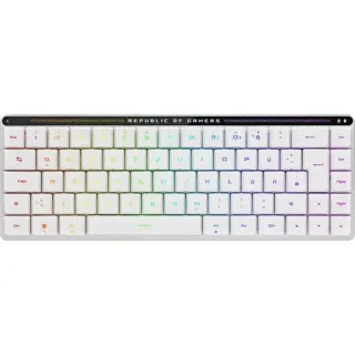 ASUS ROG Falchion RX, Gaming-Tastatur (weiß, DE-Layout, ROG RX Red)