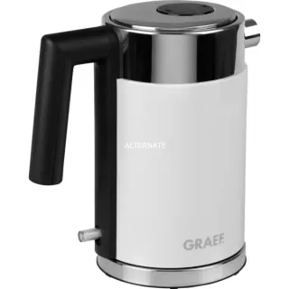 Graef Wasserkocher WK 401 (weiß/edelstahl, 1 Liter)