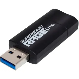 Patriot Supersonic Rage Lite 512 GB, USB-Stick (schwarz/blau, USB-A 3.2 Gen 1)