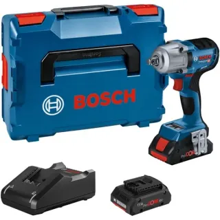 Bosch Professional Akku-Schlagschrauber GDS 18V-450 HC Professional, 18Volt (blau/schwarz, 2x Li-Ionen Akku 5,0Ah, in L-BOXX)