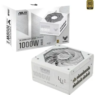 ASUS TUF Gaming 1000W Gold White Edition, PC-Netzteil (weiß, 1x 12VHPWR, 5x PCIe, Kabel-Management, 1000 Watt)