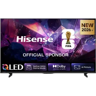 Hisense 55E7S PRO Hi-QLED-Fernseher (139 cm (55 Zoll), schwarz/dunkelgrau, UltraHD/4K, Free-Sync-Premium, 144Hz Panel)