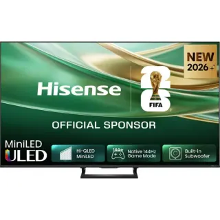 Hisense ULED 75E8S MiniLED , QLED-Fernseher (189 cm (75 Zoll), schwarz/dunkelgrau, UltraHD/4K, Triple Tuner, Subwoofer, 144Hz Panel)