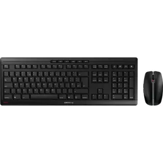 CHERRY STREAM DESKTOP RECHARGE, Desktop-Set (schwarz, UK-Layout, Cherry SX-Scherentechnologie)