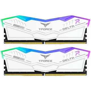 Team Group DIMM 32 GB DDR5-7800 (2x 16 GB) Dual-Kit, Arbeitsspeicher (weiß, FF4D532G7800HC38DDC01, Delta RGB, INTEL XMP)