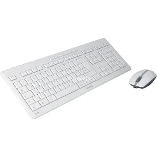 CHERRY STREAM DESKTOP RECHARGE, Desktop-Set (weiß/grau, DE-Layout, Cherry SX-Scherentechnologie)