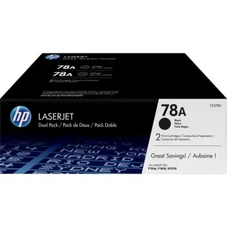 HP Toner schwarz 78A (CE278AD) (schwarz, Doppelpack)