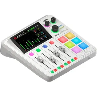 Rode Microphones RØDECaster Duo , Mischpult (weiß, WLAN, Bluetooth, USB-C)