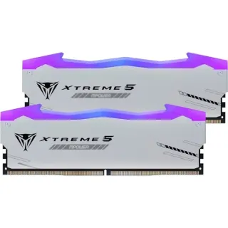 Patriot DIMM 32 GB DDR5-6000 (2x 16 GB) Dual-Kit, Arbeitsspeicher (schwarz, PVXR532G60C30KM, Viper Xtreme 5 MPower RGB, INTEL XMP, AMD EXPO)