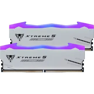 Patriot DIMM 48 GB DDR5-6000 (2x 24 GB) Dual-Kit, Arbeitsspeicher (schwarz, PVXR548G60C30KM, Viper Xtreme 5 MPower RGB, INTEL XMP, AMD EXPO)