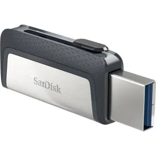 SanDisk Ultra Dual USB Typ-C Laufwerk 256 GB, USB-Stick (USB-A 3.2 Gen 1, USB-C 3.2 Gen 1)