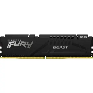 Kingston FURY DIMM 16 GB DDR5-6000 (2x 8 GB) Dual-Kit, Arbeitsspeicher (schwarz, KF560C36BBEK2-16, FURY Beast, AMD EXPO)