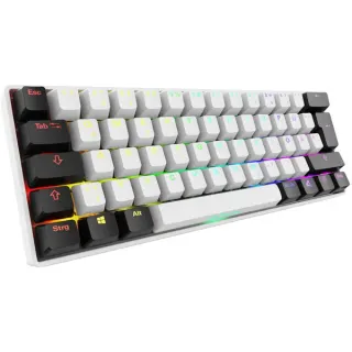 Sharkoon SKILLER SGK50 S4 Gen2, Gaming-Tastatur (weiß, DE-Layout, Gateron Yellow)