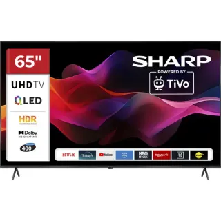 SHARP 65HM5745E, QLED-Fernseher (164 cm (65 Zoll), schwarz, UltraHD/4K, Triple Tuner)