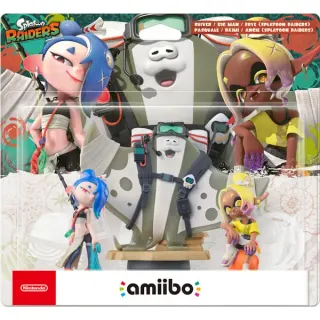 Splatoon Raiders-amiibo-Dreierpack: Mako, Muri und Mantaro (Splatoon Raiders)-Spielfigur