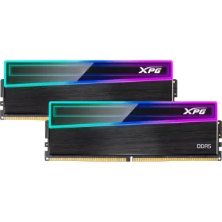 ADATA DIMM 32 GB DDR5-5600 (2x 16 GB) Dual-Kit, Arbeitsspeicher (schwarz, AX5U5600C4616G-DCNKRBK, XPG NOVAKEY RGB Black, INTEL XMP, AMD EXPO)