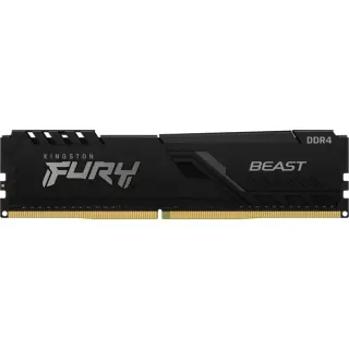 Kingston FURY DIMM 8 GB DDR4-3200 , Arbeitsspeicher (schwarz, KF432C16BB/8, Beast, INTEL XMP)