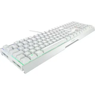 CHERRY XTRFY MX 3.1, Gaming-Tastatur (weiß/silber, DE-Layout, Cherry MX2A Brown)