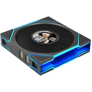Lian Li UNI FAN TL LCD FLEX 120 Wireless, Gehäuselüfter (schwarz, 124 mm)