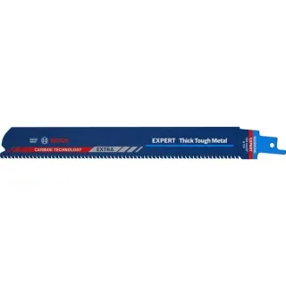 Bosch Professional EXPERT Säbelsägeblatt ‘Thick Tough Metal’ S 1155 CHC, 3 Stück (Länge 225mm)