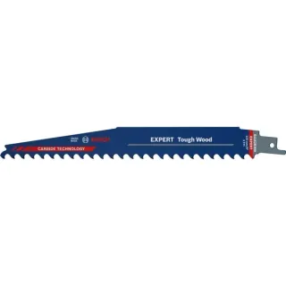 Bosch Professional EXPERT Säbelsägeblatt ‘Tough Wood’ S 1142 KHM, 10 Stück (Länge 225mm)