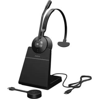 Jabra Engage 55 SE - USB-C MS Mono, Headset (schwarz, Mono, USB-C, MS, mit Ladestation)