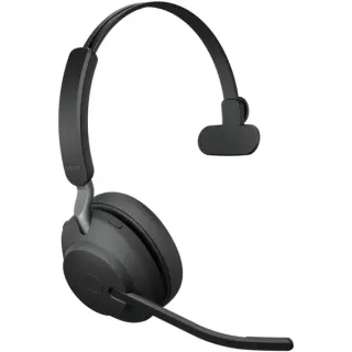 Jabra Evolve2 65, Headset (schwarz, UC, USB-A, Ladestation)