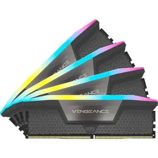 Corsair DIMM 64 GB DDR5-6200 (4x 16 GB) Quad-Kit, Arbeitsspeicher (schwarz, CMH64GX5M4B6200C32, Vengeance RGB, INTEL XMP)