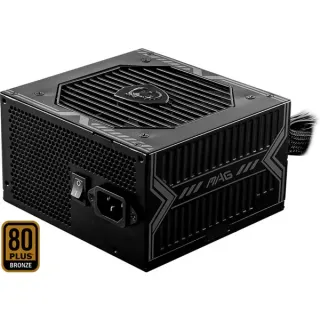 MSI MAG A550BN 550W, PC-Netzteil (schwarz, 2x PCIe, Kabel-Management, 550 Watt)