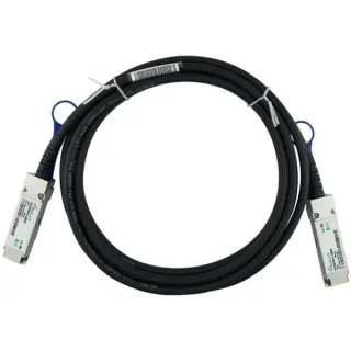 BlueOptics BlueLAN Direct Attach Kabel kompatibel zu Alcatel-Lucent QSFP-100G-C2M (schwarz, 2 Meter)