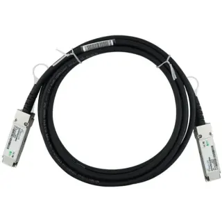 BlueOptics BlueLAN Direct Attach Kabel kompatibel zu Fortinet FN-CABLE-QSFP+1 QSFP (schwarz, 1 Meter)