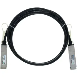 BlueOptics BlueLAN Direct Attach Kabel kompatibel zu Meraki MA-CBL-40G-3M QSFP (schwarz, 3 Meter)