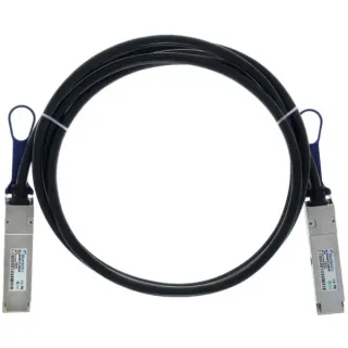 BlueOptics BlueLAN Direct Attach Kabel kompatibel zu Edge Core ET7402-DAC-2M QSFP28 (schwarz, 2 Meter)