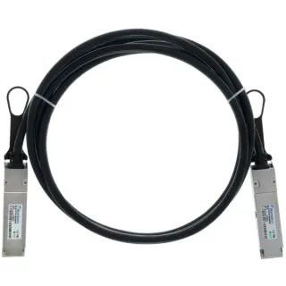 BlueOptics BlueLAN Direct Attach Kabel kompatibel zu NVIDIA 980-9I54H-00V00A QSFP56 (schwarz, 0,5 Meter)