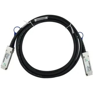 BlueOptics BlueLAN Direct Attach Kabel kompatibel zu Extreme Networks 10413 QSFP28 (schwarz, 3 Meter)