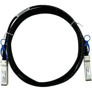 BlueOptics BlueLAN Direct Attach Kabel kompatibel zu Juniper JNP-25G-DAC-2M (schwarz, 2 Meter)
