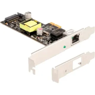 DeLOCK PCI Express x1 Karte auf 1 x 2,5 Gigabit LAN PoE+, LAN-Adapter