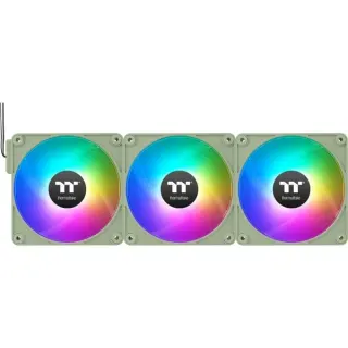Thermaltake CT120 EX ARGB Sync PC Cooling Fan, Gehäuselüfter (hellgrün, 3er Pack, 120 mm)