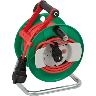 Brennenstuhl Garant G IP44 Garten-Kabeltrommel, 1 Anschluss (grün/rot, 23 + 2 Meter)
